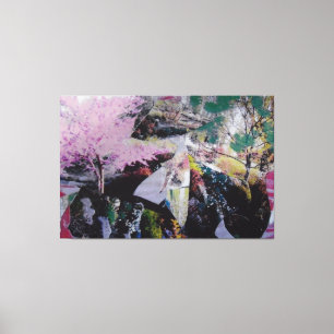 Impression de la toile de la nature Abstraite
