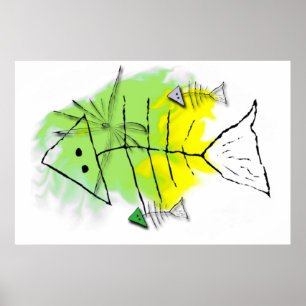 Impression de la toile de poisson principale
