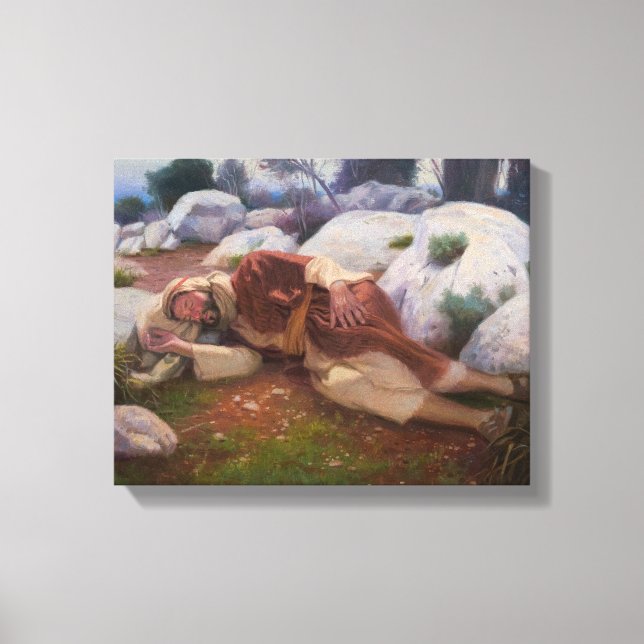 Impression de la toile de repos de Jacob (Recto)