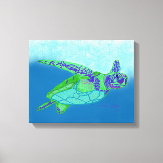 Impression de la tortue marine