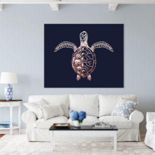 Impression de la tortue marine Impression murale