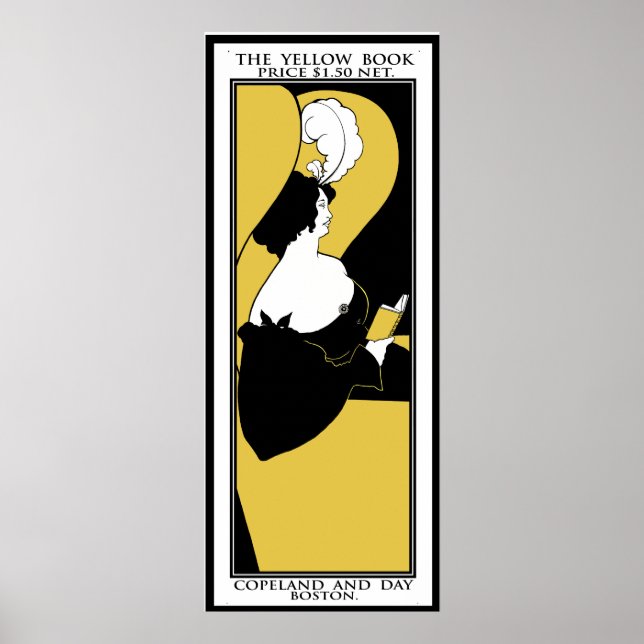 Impression de l'affiche : Aubrey Beardsley "The Ye (Devant)