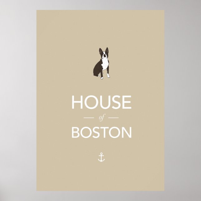 Impression de l'affiche de Boston Terrier (Devant)