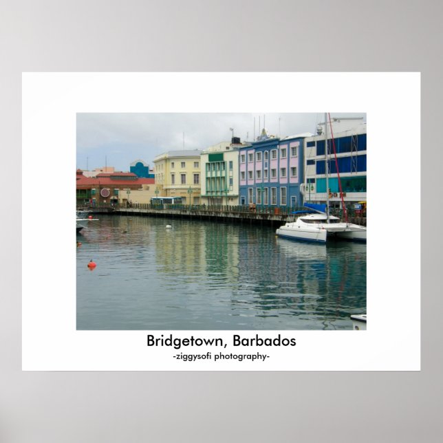 Impression de l'affiche de Bridgetown, Barbade (Devant)