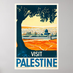 Impression de l'affiche de voyage vintage de Pales