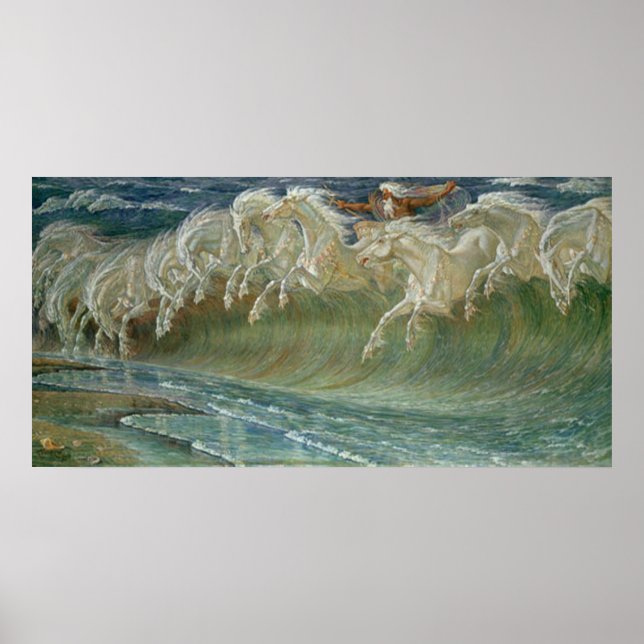 Impression de l'affiche des chevaux King Neptunes (Devant)