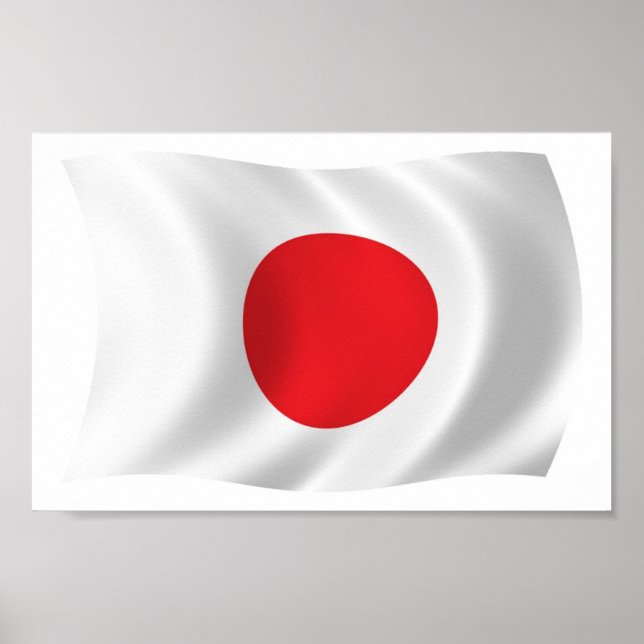 Impression de l'affiche du drapeau japonais (Devant)