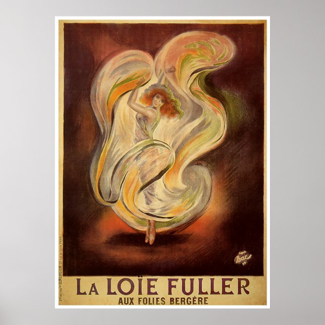 Impression de l'affiche : Folies Bergere La Loie F (Devant)