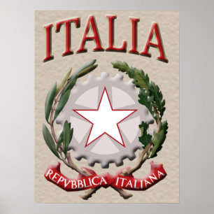 Impression de l'affiche Italia