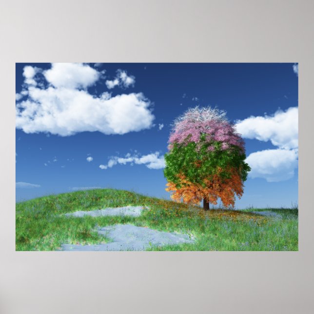 Impression de l'arbre de saison (Devant)