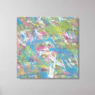 Impression de l'art Abstrait couleur et mouvement