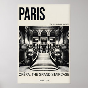 Impression de l'Opéra de Paris - Grand Escalier du