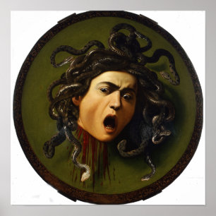Impression de Méduse par Caravage