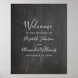 Impression de pancarte de bienvenue sur tableau no