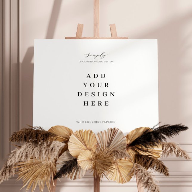 Impression de panneau de bienvenue avec plan de ta (Créateur téléchargé)