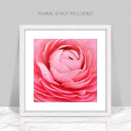 Impression de photo couleur rose de gros plan