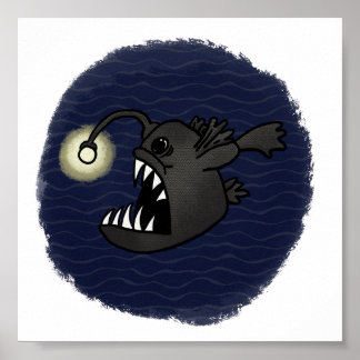 Impression de poisson de lanterne