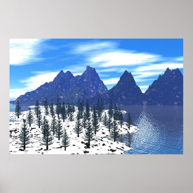 Impression de poster alpin (Devant)