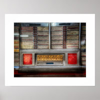 Impression de poster de jukebox