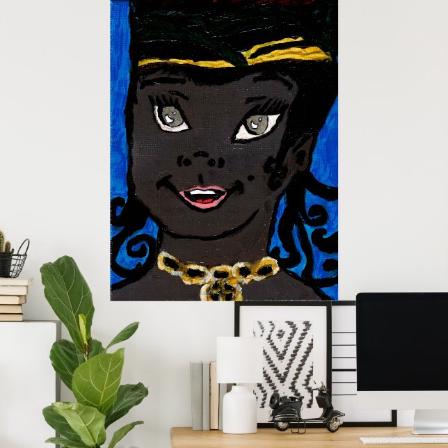 Impression de princesse, affiche de valeur (semi-b (Bureau à domicile)