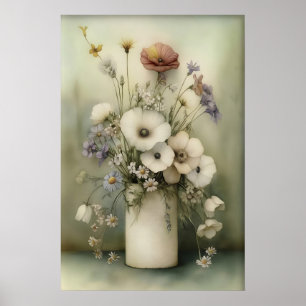 Impression de rouleau de papier toilette à fleurs 