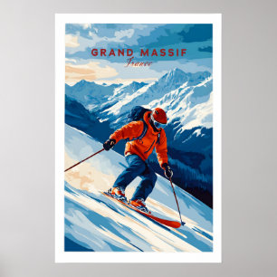 Impression de ski Grand Massif France 1