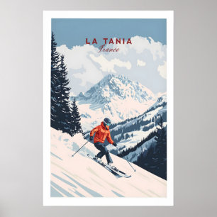 Impression de ski La Tania France 1