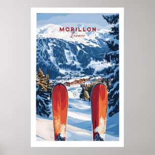 Impression de ski Morillon France 1