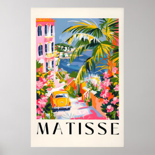 Impression de style Matisse Italie Rose Plage Été
