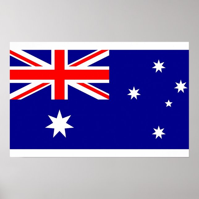 Impression de toile avec drapeau d'Australie (Devant)