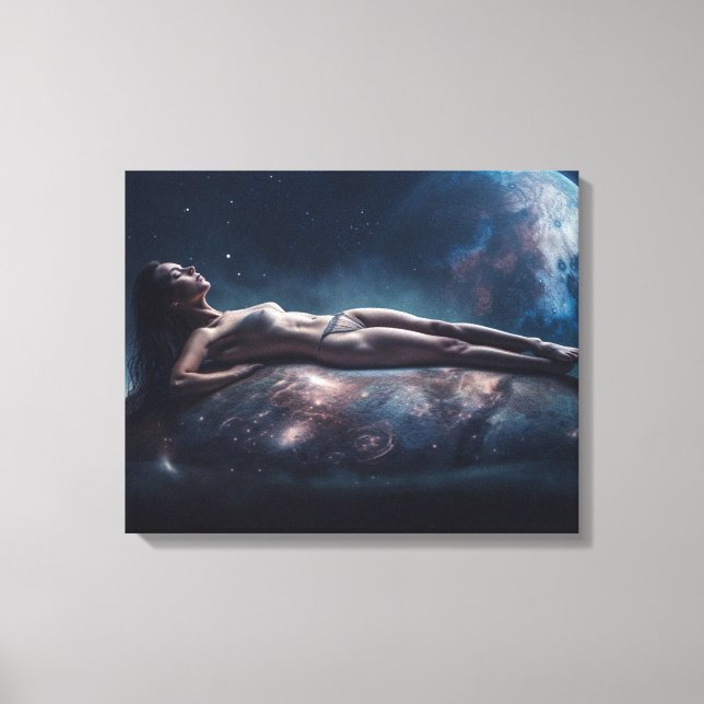 Impression de toile Cosmic Godess (Recto)