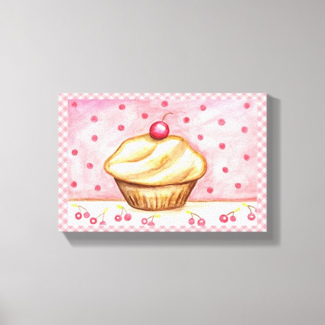 Impression de toile Cupcake (Recto)