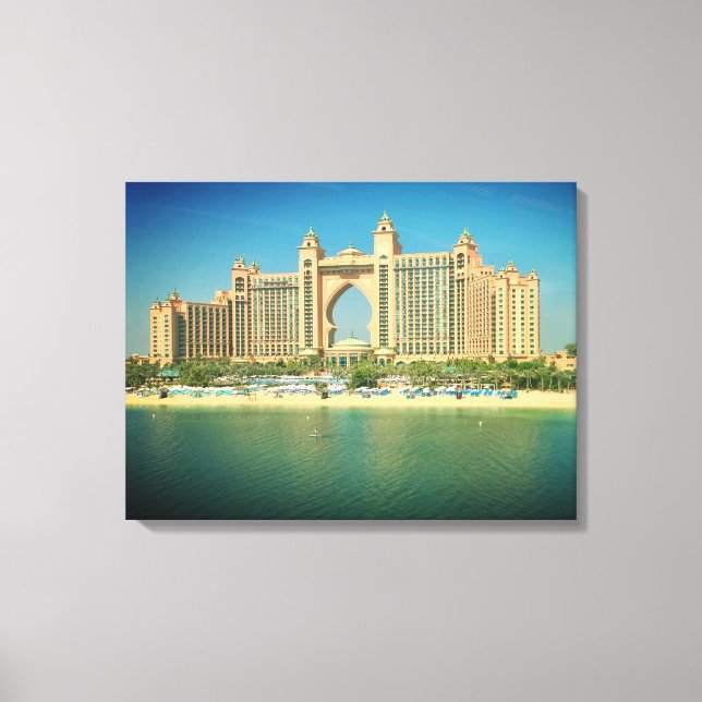 Impression de toile de vue de la station de Dubaï (Recto)