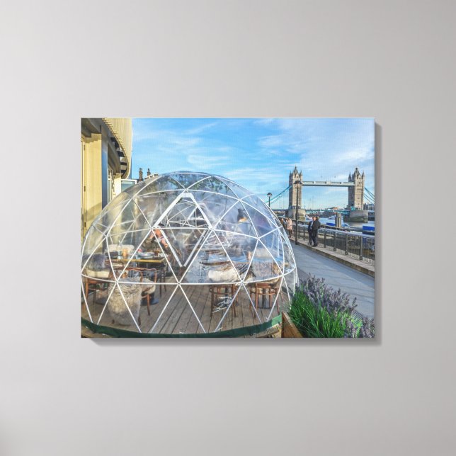 Impression de toile de vue de l'igloo géant de Lon (Recto)