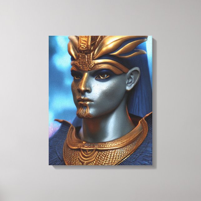 Impression de toile égyptienne Osiris (Recto)