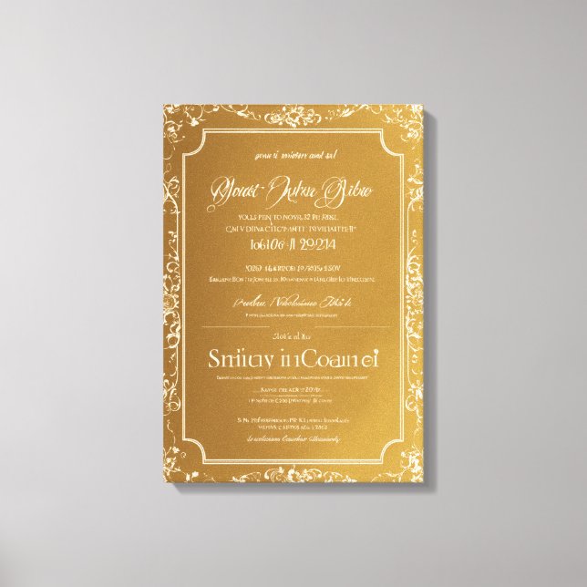 Impression de toile étirée (Recto)