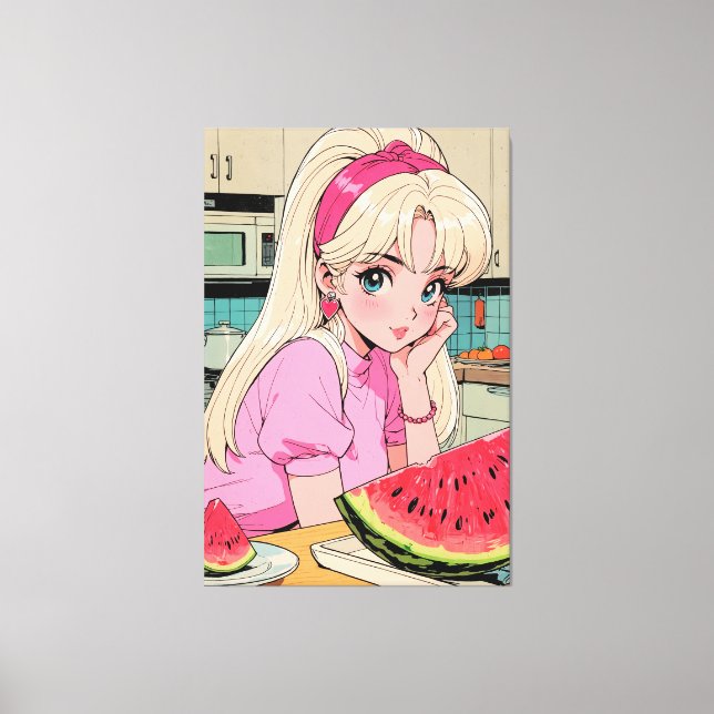 Impression de toile étirée Anime (Recto)
