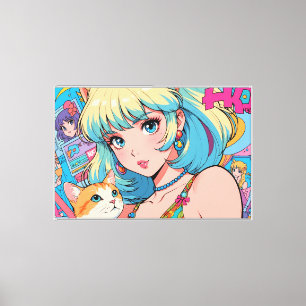 Impression de toile étirée Anime