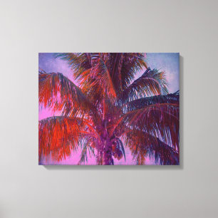 Impression de toile étirée couleur tropicale