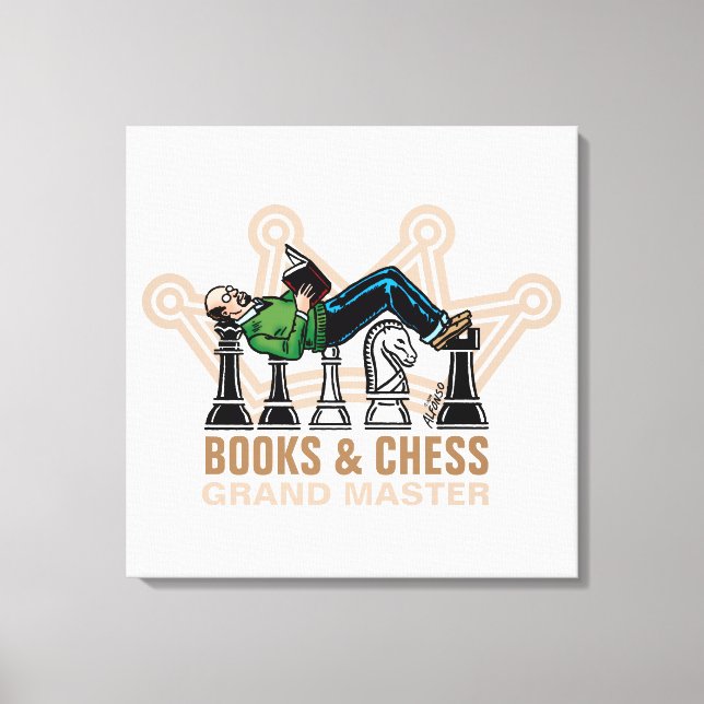 Impression de toile étirée Grand Maître (Recto)