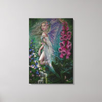 Impression de toile Foxglove fairy