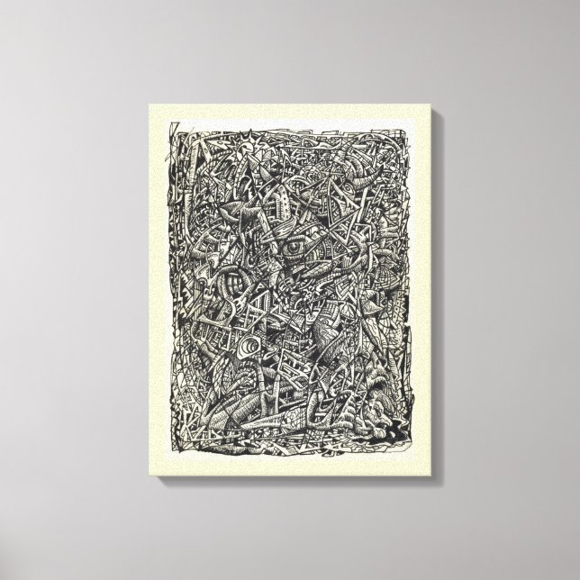 Impression de toile fragmentée (Recto)