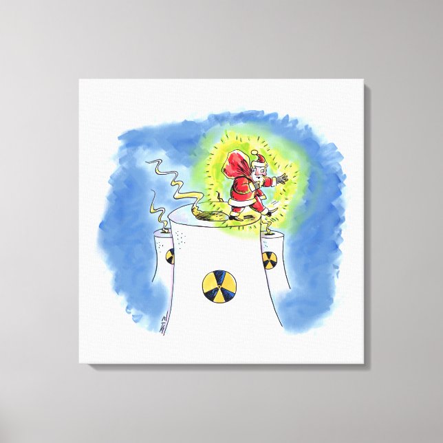 Impression de toile Nued Santa Claus (Recto)