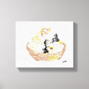 Impression de toile : Panier de Kitten's