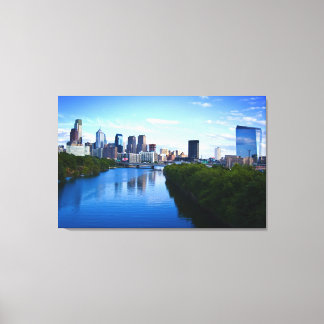 Impression de toile Skyline de Philadelphie