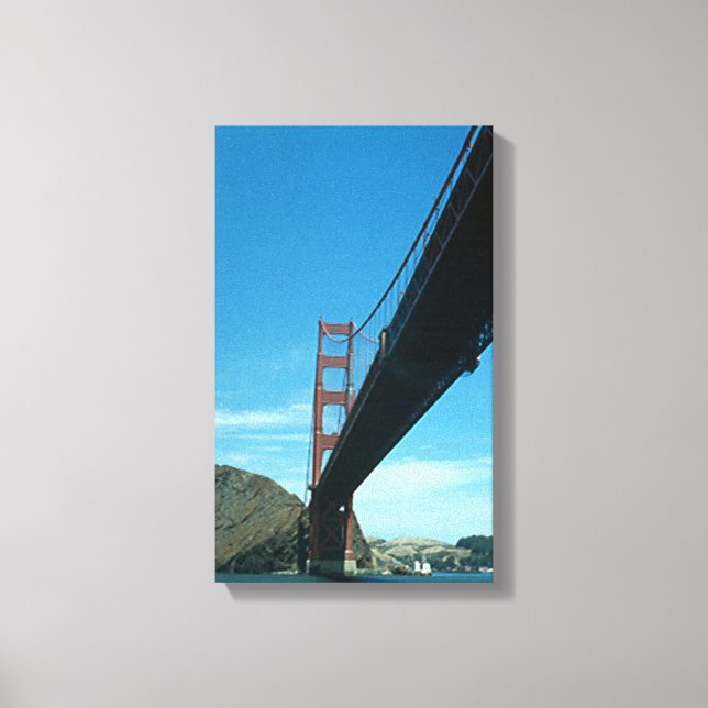 Impression de toile - Sous le pont Golden Gate (Recto)