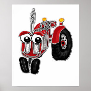 Impression de tracteur agricole