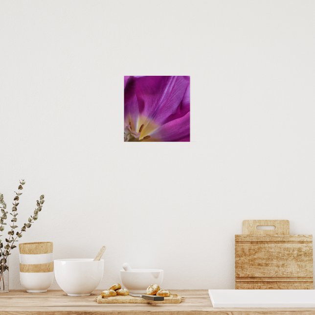 Impression de tulipe violette en fleurs (Cuisine)