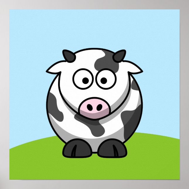 Impression de vache mignonne (Devant)