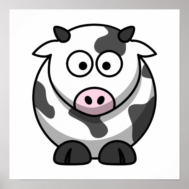 Impression de vache mignonne (Devant)